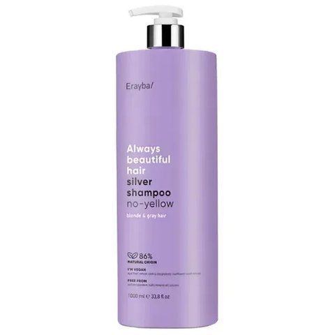 Erayba ABH Silver No-Yellow Shampoo Шампунь проти жовтизни волосся 1000 мл 3024789955 фото